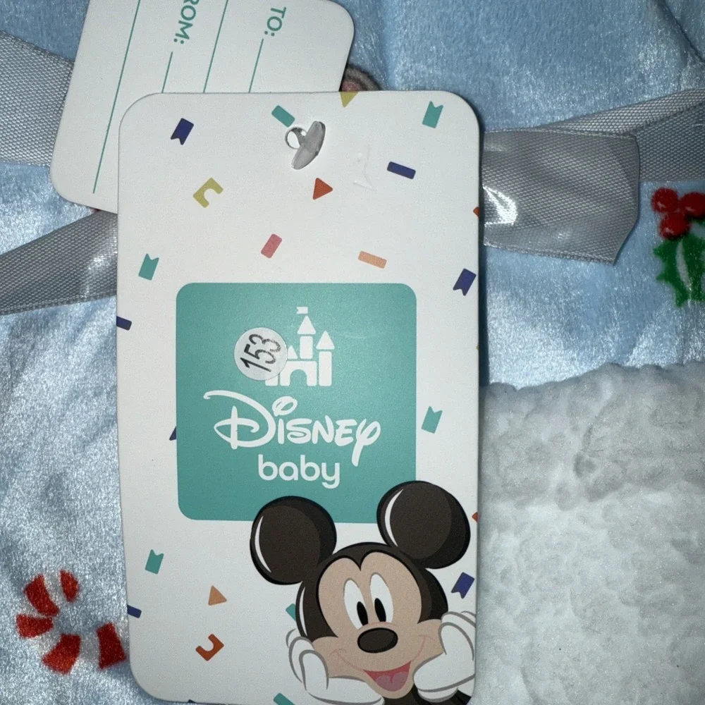 Disney Mickey Mouse Christmas Baby Blanket‎ (30 X 40 Inches) Brand New.